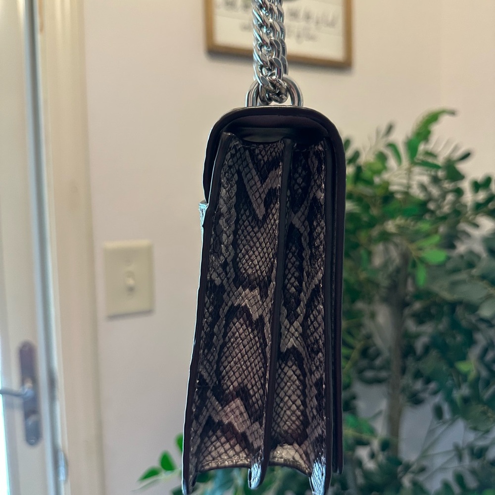 Michael Kors Snake Print Crossbody Bag - Brown and Black - Picture 10 of 10